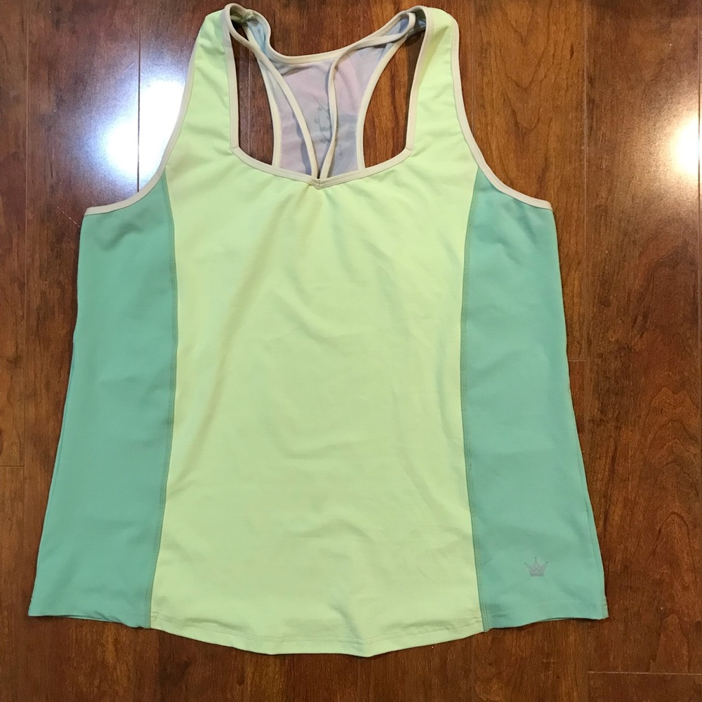 Crowned Athletics Princess Tiana Disney run athletic workout shirt XXL